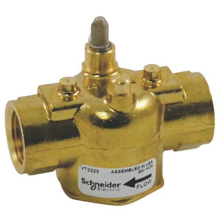 Schneider Electric Valve, 2-Way, 1/2 In NPT, 3.5Cv VT2223