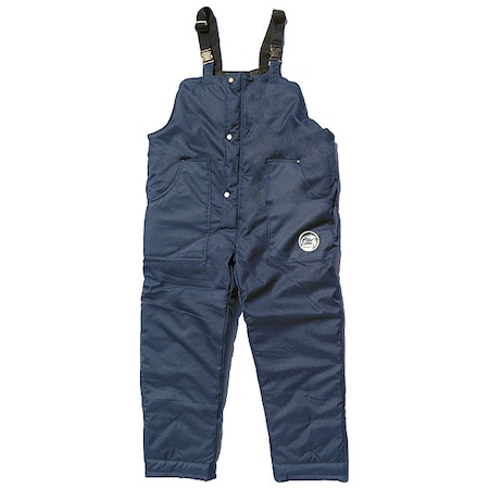Polar Plus 92001 Bib Overalls, Nylon, 10 oz Fabric Weight, 32 in Inseam, Navy, 5XL 92001-RXL5B
