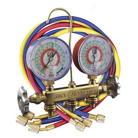 Jb Industries Charging Manifold, Secure Seal Hose 22246