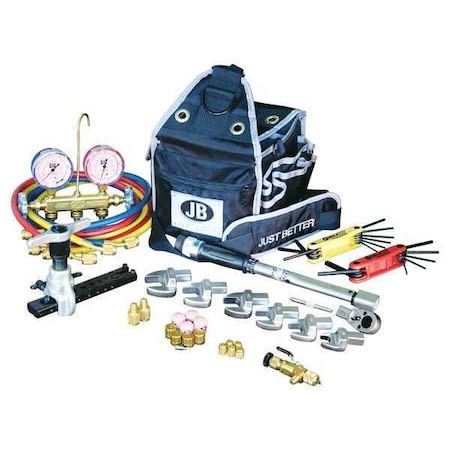 Jb Industries Mini-Split Tool Kit, With 1/4 in H/P Hose MSKIT1