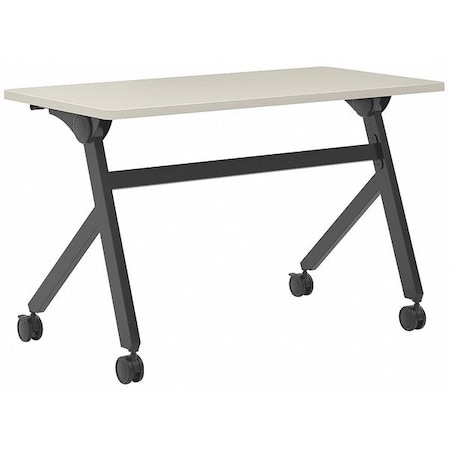 Hon Basyx Rectangle Multipurpose Table, 47 in W, 29 in H, Light Gray HBMPT4824P.QZ