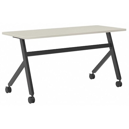 Hon Basyx Rectangle Multipurpose Table, 59 in X 29 in, Light Gray HBMPT6024X.QZ