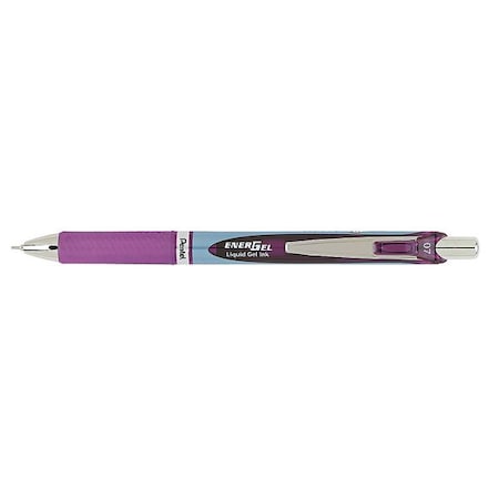 Pentel Retractable Roller Ball Pen, Extra Fine 0.7 mm, Violet PENBLN77V