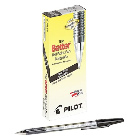 Pilot Stick Pen, Fine 0.7 mm, Black PK12 PIL35011