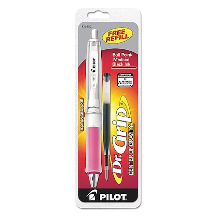 Pilot Retractable Center of Gravity Pen, Medium 1.0 mm, Black PIL36182