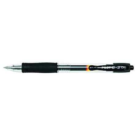 Pilot Gel Roller Ball Pen, Extra Fine 0.5 mm, Black PK12 PIL31002