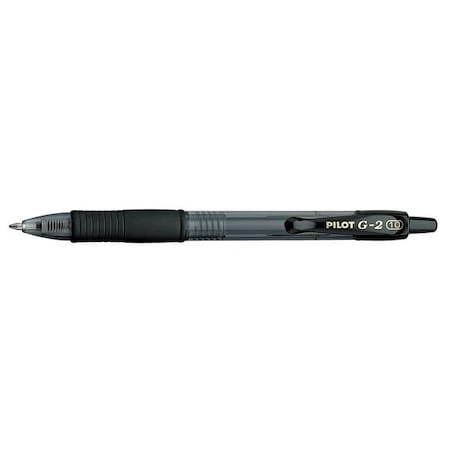 PILOT Retractable Gel Roller Ball Pen, 1.0 mm, Black PK12 PIL31256