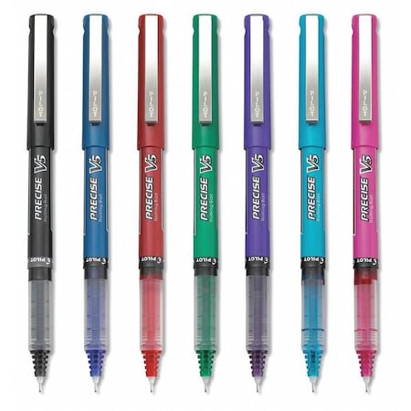 Pilot Roller Ball Roller Ball Pen, Extra Fine 0.5 mm, Assorted PK7 PIL26015
