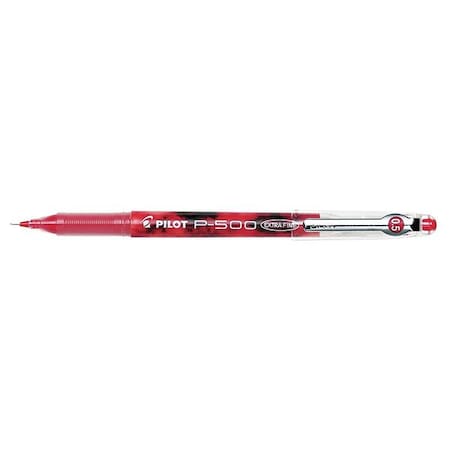 Pilot Gel Roller Ball Pen, Extra Fine 0.5 mm, Red PK12 PIL38602