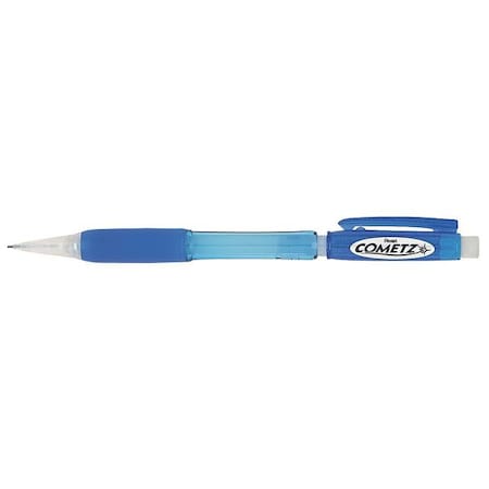 Pentel Cometz Mechanical Pencil, 0.9 mm, HB (No 2), Black Lead, Blue Barrel, PK12 PENAX119C