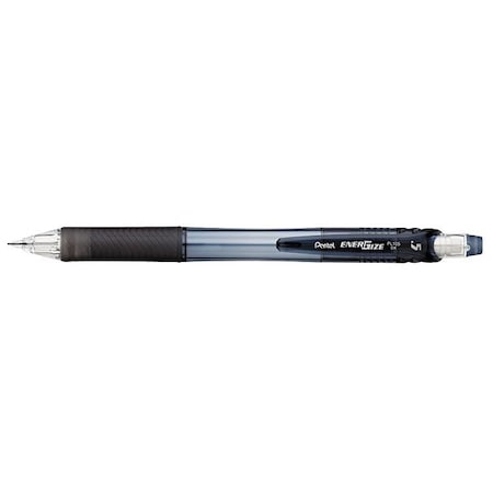 Pentel EnerGize-X Mechanical Pencil, 0.5 mm, HB (No 2), Black Lead, Black Barrel, PK12 PENPL105A