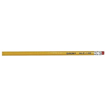 Dixon Ticonderoga No. 2 Pencil Value Pack, HB (No 2), Black Lead, Yellow Barrel, PK144 DIX14412