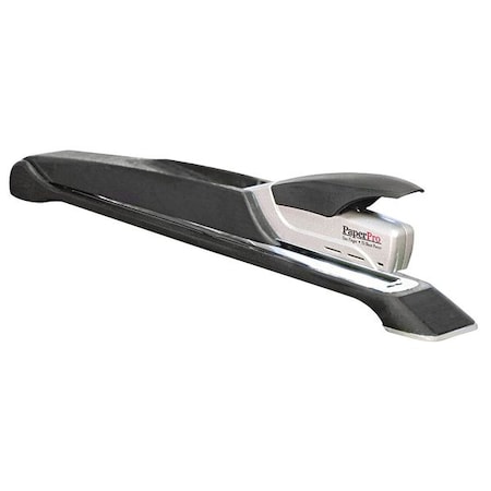 Paperpro Long Reach Stapler, 25-Sheet Capacity, 12" Throat, Black/Silver ACI1610