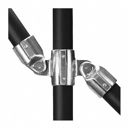 Hollaender Structural Pipe Fitting, Tee, Aluminum, 1.25 in Pipe Size, 32510 lb Tensile Strength 19E-7