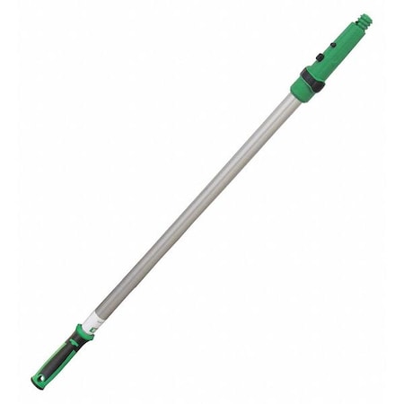 Unger 24 in Tapered, Threaded Extension Pole, Green/Silver, Aluminum/Plastic HH240