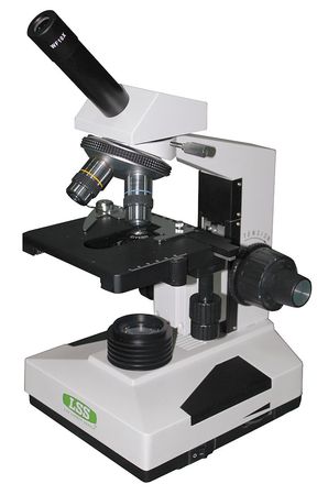 LAB SAFETY SUPPLY Microscope, 4X, 10X, 100x Mag 35Y980