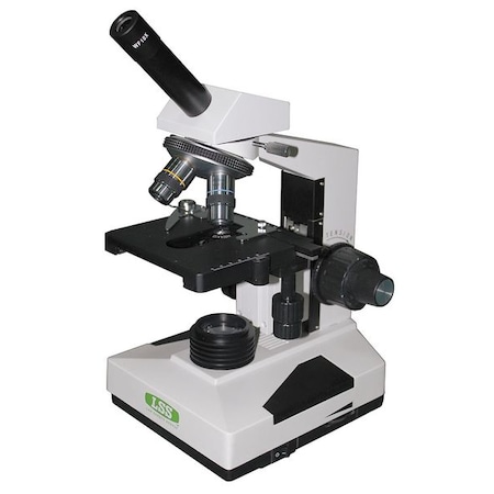 Zoro Select Microscope, 4X, 10X, 100x Mag (Formerly Lab Safety Supply) 35Y980