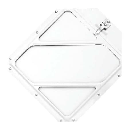 Labelmaster Vehicle Placard Holder, Aluminum, 12 1/2 in W x 14 1/8 in H 80SMW4CC97