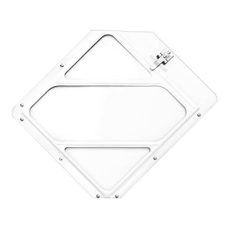 Labelmaster Vehicle Placard Holder, Aluminum, 12 1/2 in W x 14 1/8 in H 80SMWCC97