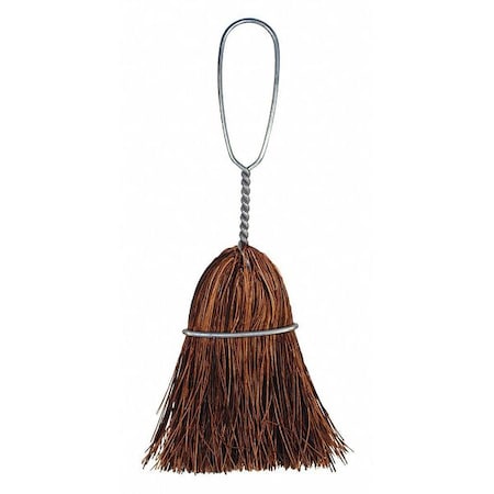 Pferd 5 1/2 in Sweep Face Whisk Broom, Stiff, Natural, Brown 89379