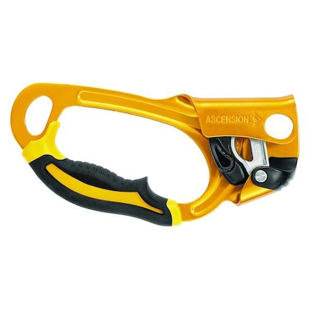 Petzl Right Handled Ascender, 1124 lb, Gold B17ARA