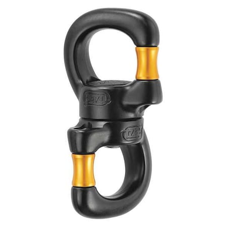 Petzl Rope Swivel, 5170 lb., Black P58 SO