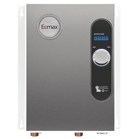 Eemax Residential Electric Tankless Water Heater, General Purpose, 80 to 140 Degrees F, 240VAC, 1 Phase HA018240