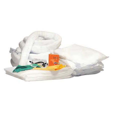 Condor Spill Kit Refill, 29 gal Volume Absorbed per Kit, 30 gal Capacity, Refill 35ZR97