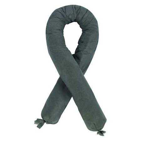 Condor Absorbent Sock, Gray, 12 gal., PK12 35ZR49