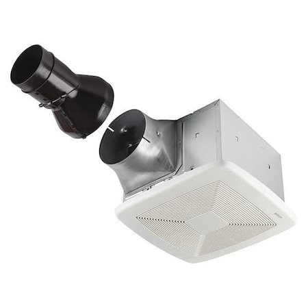 Broan-Nutone Ceiling Bathroom Fan, 110 cfm cfm, 4 in Duct Dia., 120V AC, Energy Star Certified RB110