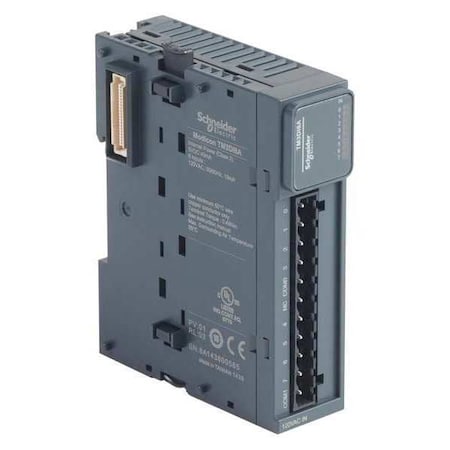 Schneider Electric Ext Module, TM3, 8 inputs, 0 outputs, 120VAC TM3DI8A