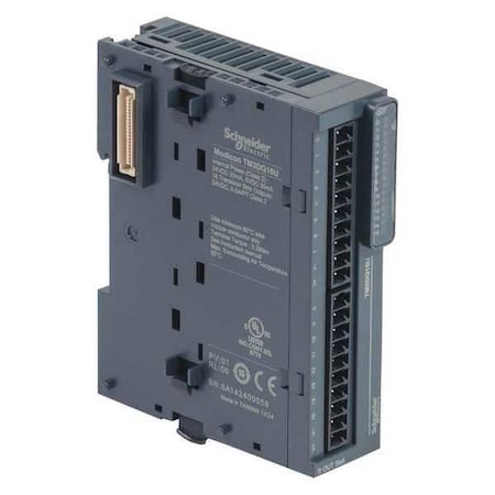 Schneider Electric Ext Module, 0 inputs, 16 outputs, Term Blck TM3DQ16U