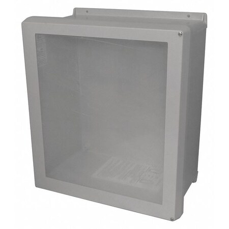 Ge Fiberglass Reinforced Polyester Enclosure, 1, 2, 3, 4, 4X, Hinged GE-VJB2016HW