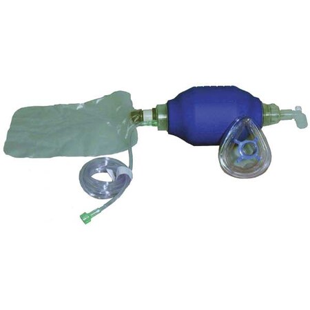 First Voice CPR Bag Valve Mask and Tubing, Adult BVM01-A
