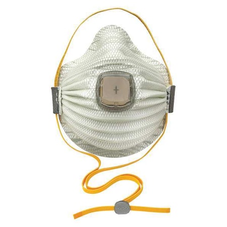 Moldex Disposable Respirator, N100, Molded, Dual, Adjustable, Molded Nose Bridge, M 4700N100