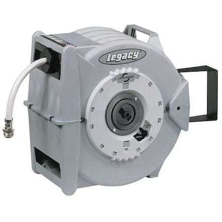 Legacy Spring Return Hose Reel, 1/2 in Hose Dia., 75 ft Length, 150 psi L8345