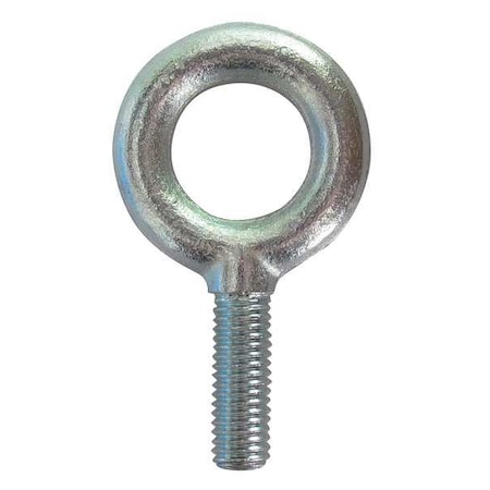 Zoro Select Eye Bolt Without Shoulder, 3/8