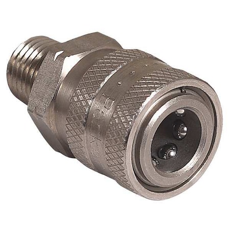 Mi-T-M Quick-Connect Coupler, 1/4 (M) x 1/4 17-0020