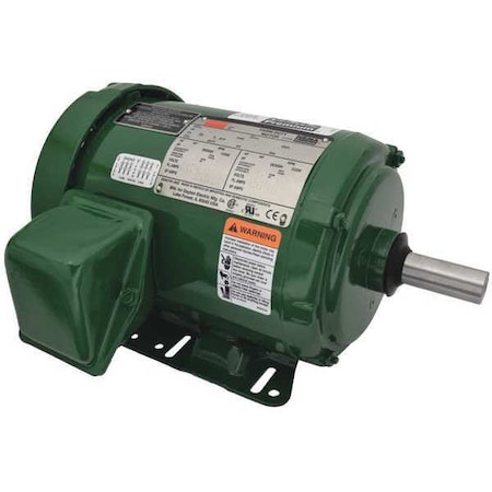 Dayton General Purpose Farm Duty Motor, 3-Phase, 1 HP, 230/460V AC, 1,755 Nameplate RPM, 143-5T/56HZT Frame 35Z916