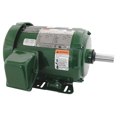 Dayton General Purpose Farm Duty Motor, 3-Phase, 2 HP, 230/460V AC, 1,750 Nameplate RPM, 143-5T/56HZ Frame 35Z918
