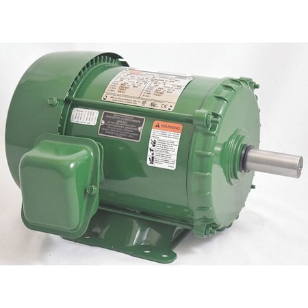 Dayton General Purpose Farm Duty Motor, 3-Phase, 3 HP, 230/460V AC, 1,765 Nameplate RPM, 182T Frame 35Z919
