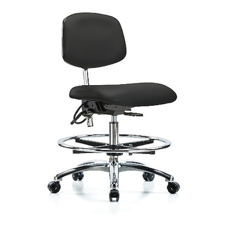 Zoro Select Ergonomic Chair, No Arms, 21-1/2" to 29" Height, Black BR-NECR-MBCH-CR-T0-A0-CF-EC-ESDBLK