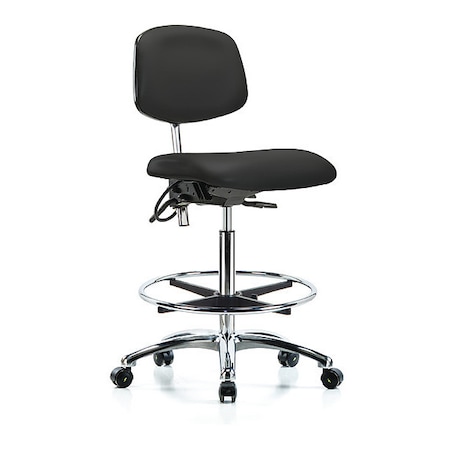Zoro Select Ergonomic Chair, No Arms, 26-1/4" to 36" Height, Black BR-NECR-HBCH-CR-T0-A0-CF-EC-ESDBLK
