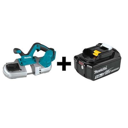 Makita Portable Band Saw, 18V DC, 32 7/8 in Blade Length XBP03Z/BL1850B