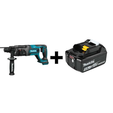 Makita Cordless Rotary Hammer, Battery Included XRH04Z/BL1850B
