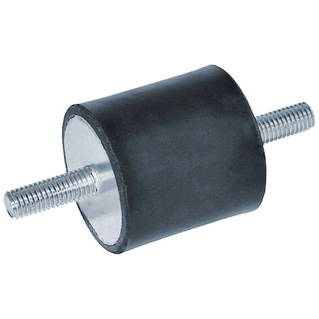 J.W. Winco Vibration-Isolating Mount, 55 mm H 351-75-55-M12-SS-55