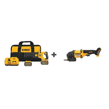 Dewalt FLEXVOLT 60V MAX Reciprocating Saw Kit DCS389X2/DCG418B