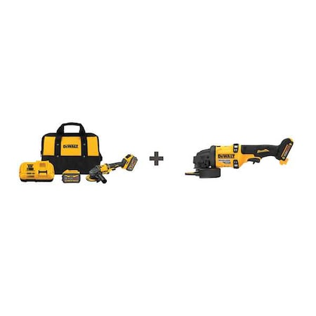 Dewalt FLEXVOLT Angle Grinder Kit 60V MAX DCG418X2/DCG418B