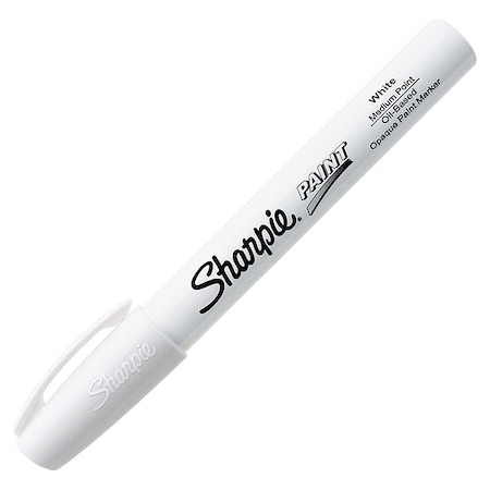 Sharpie Liquid Paint Marker, White, Fiber, PK12 35558