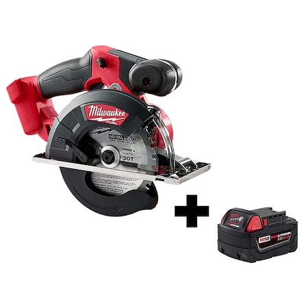 Milwaukee Tool M18 FUEL Metal Cutting Circular Saw + M18 XC5.0 Battery 2782-20, 48-11-1850